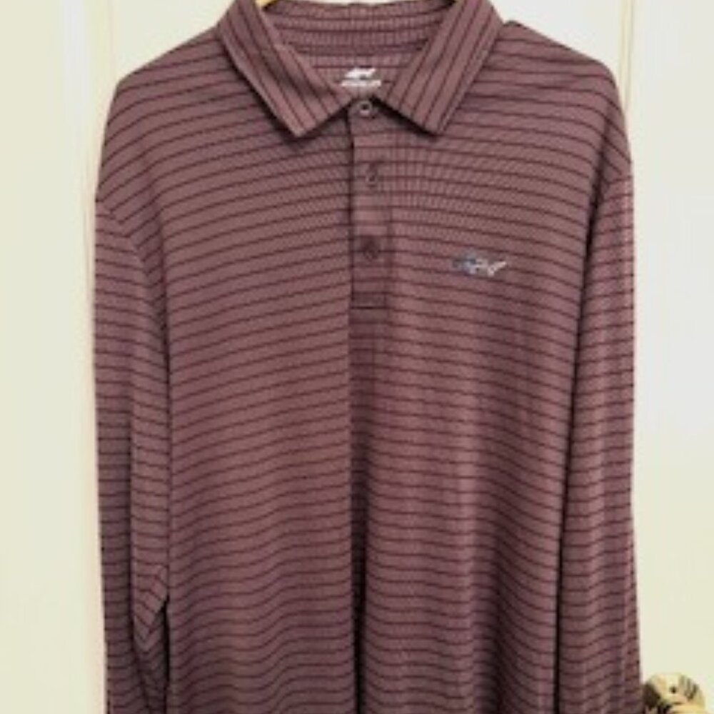 Men's long-sleeve polo